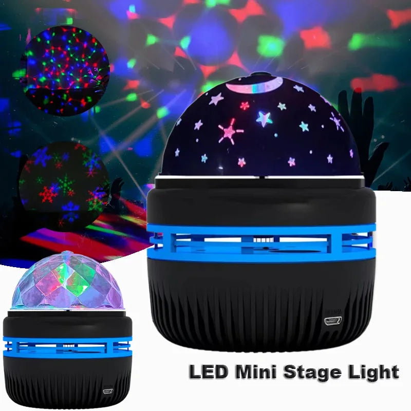 LED Night Lights Starry Sky LED Galaxy Projector USB Aurora Lamp 7-Mode Colorful Remote Control Room Party Decoration Kids Gifts