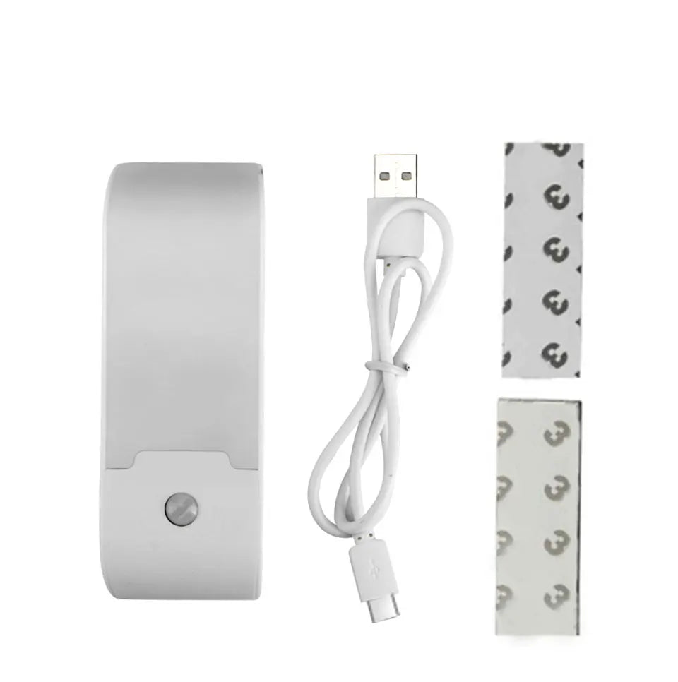 12LED Night Light Motion Sensor Rechargeable USB LED Lamp for Corridor Bathroom Closet Kitchen Under Cabinet High Brightness
