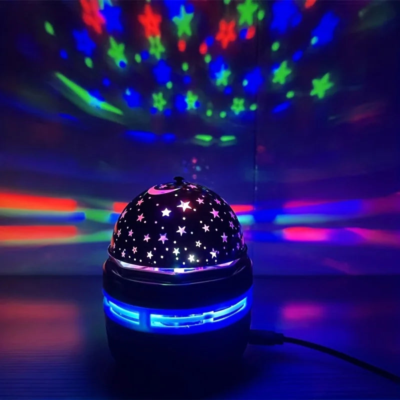 LED Night Lights Starry Sky LED Galaxy Projector USB Aurora Lamp 7-Mode Colorful Remote Control Room Party Decoration Kids Gifts
